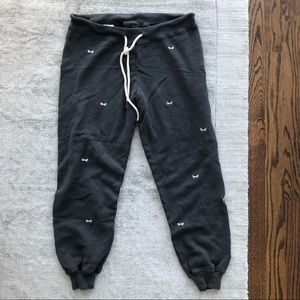 The Great sweatpants with bow stitch
